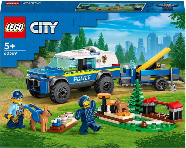 Immagine prodotto LEGO Addestramento mobile per cani poliziotto (60369, LEGO City)