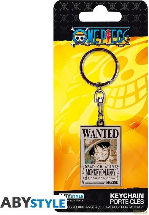 Actual product image ABYstyle Portachiavi One Piece : Wanted Luffy (AX2)