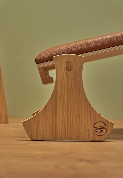 Produktbild Heimholz Parallettes zu Schrägbett in Eiche
