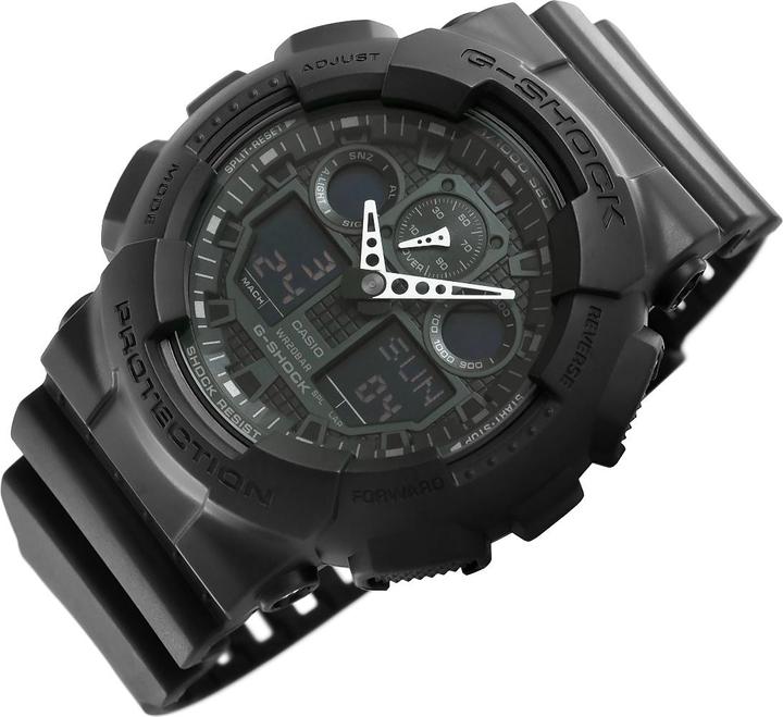 Actual product image G-Shock Ga-100-1a1er (Analogue wristwatch, Digital watch, 51.20 mm)