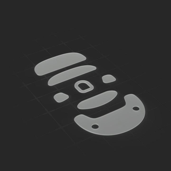Image du produit Endgame Gear Patins souris OP1, 100% PTFE, blanc laiteux, set unique