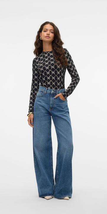 Immagine prodotto Vero Moda VMELINA Super High Rise Weiter Beinschnitt Jeans Weit geschnitten (25)