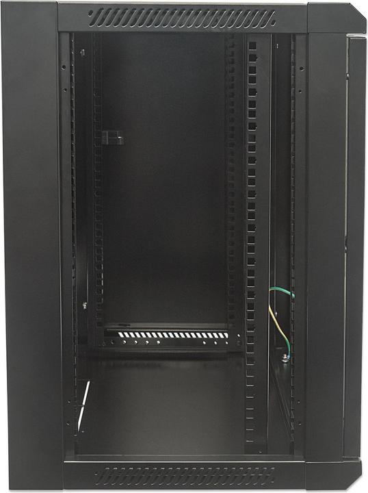 Produktbild Intellinet 19 Zoll Wandgehäuse 19" Wandverteiler, 9HE, 450mm tief, schwarz (9 HE, 19 Zoll Rack)