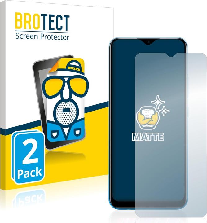 Actual product image BROTECT Protector Anti-Glare (2 Piece, Realme C25Y)