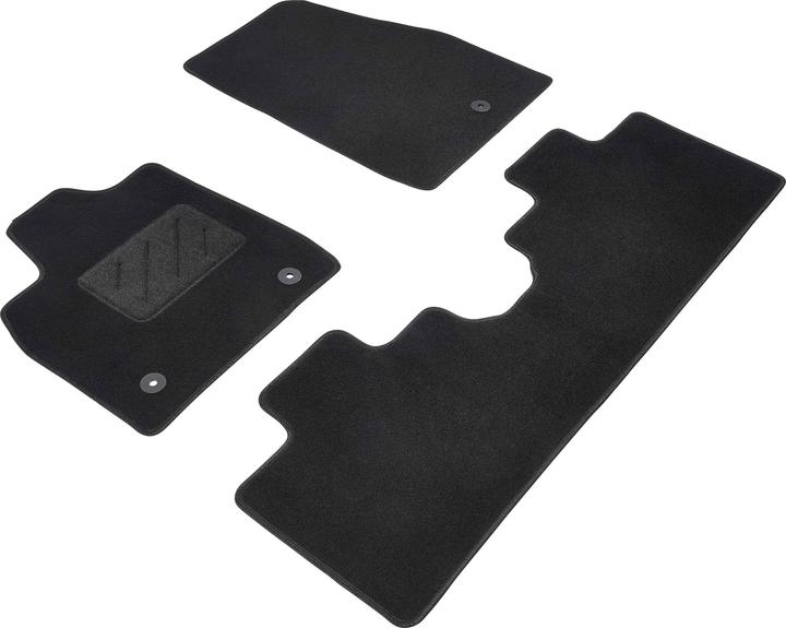 Produktbild Walser Fussmatten für Ford USA Mustang Mach-E 07/2020-Heute (1 Set à 3 Fussmatten)