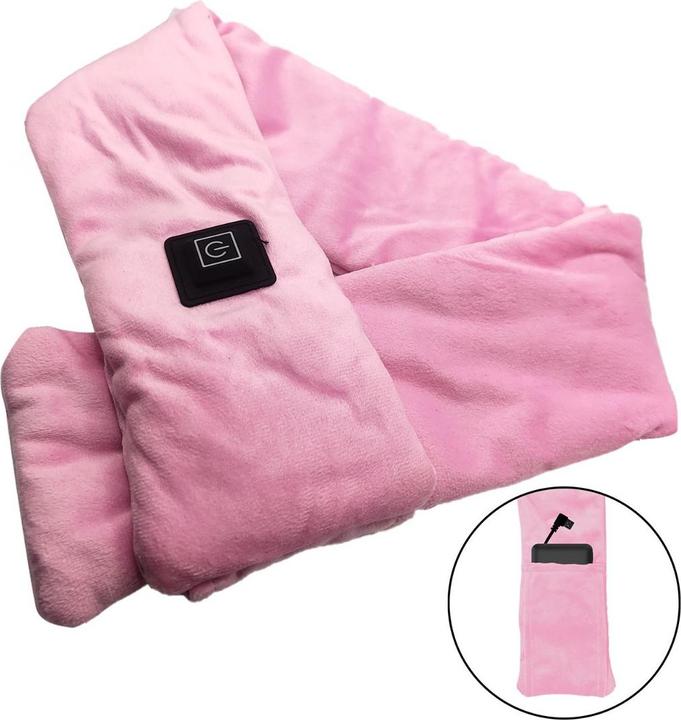 Actual product image Mad Monkey Heated scarf pink