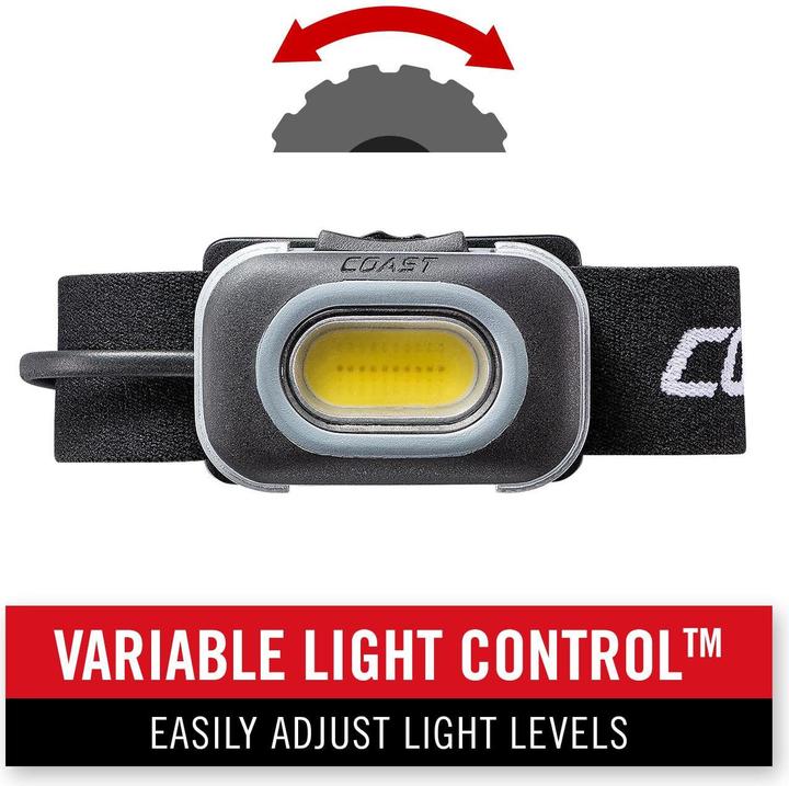 Image du produit Coast RL10 Lampe frontale à lumière blanche et rouge (560 lm)