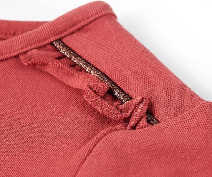 Produktbild VidaXL Kinder-Langarmshirt Dunkelrosa 128,Material: 95 % Baumwolle (128)