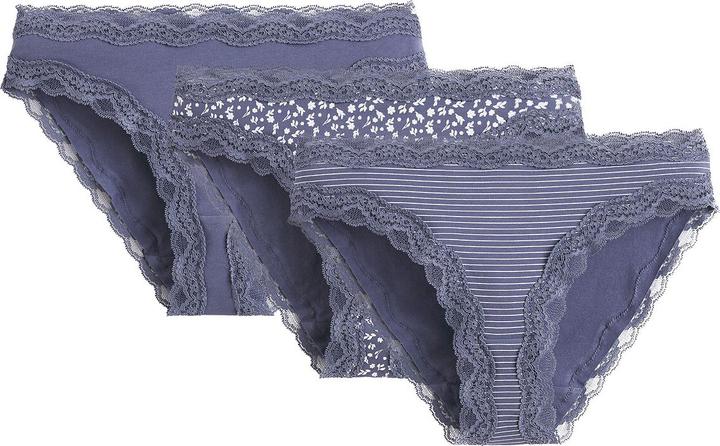Image du produit La Redoute Collections Lot de 3 slips (42, Lot de 3)