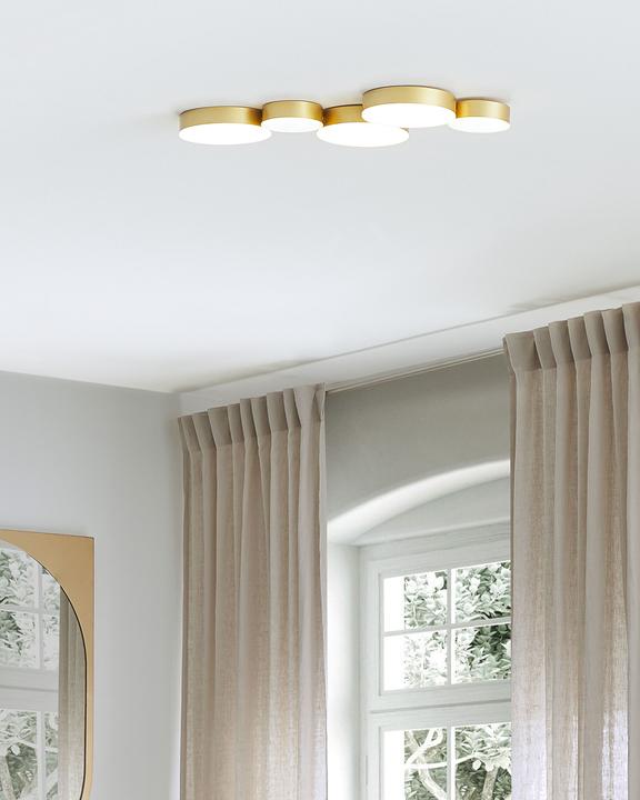 Actual product image Beliani Ceiling light gold 5-light LUGA (1442 lm)