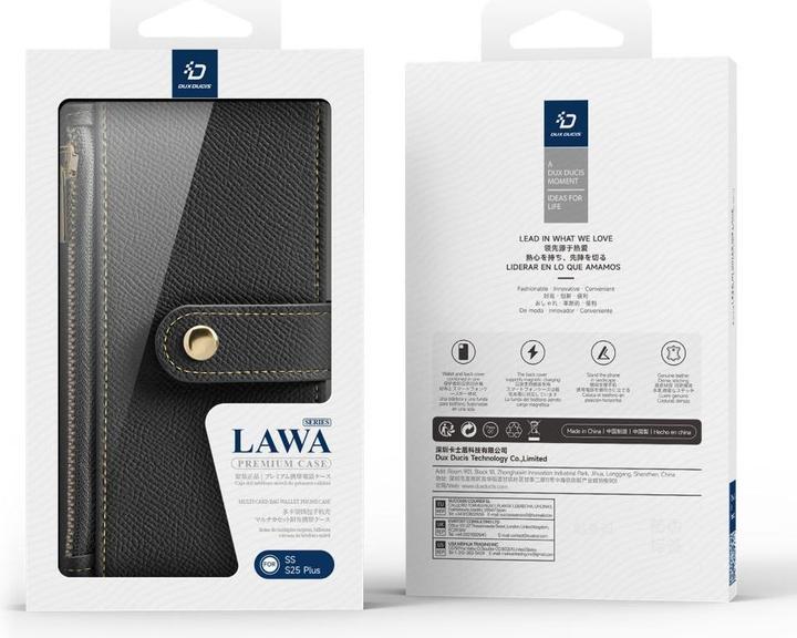 Produktbild Dux Ducis Lawa Series MagSafe Kunstleder Bookcover Hülle (Samsung Galaxy S25+)