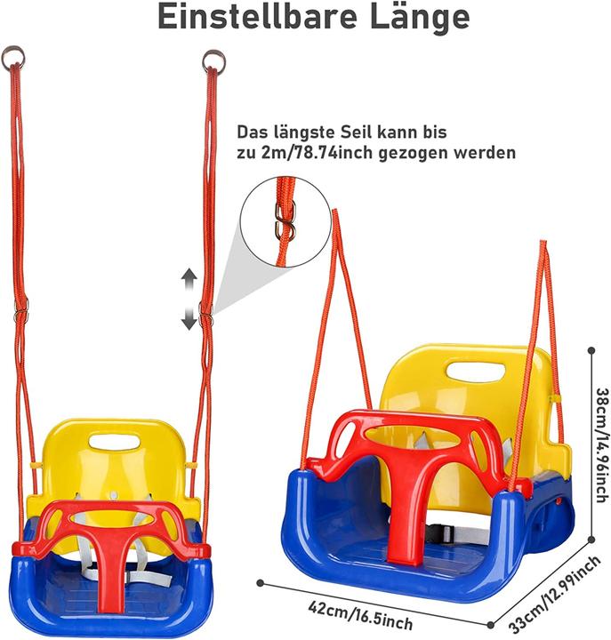 Image du produit Lospitch Kinderschaukel 3 in 1