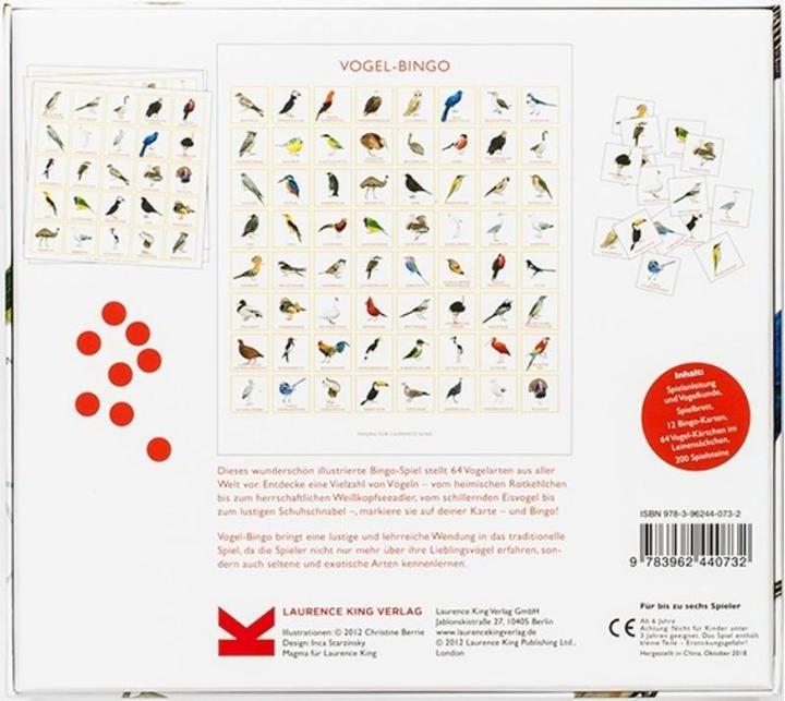 Produktbild 440732 - Vogel-Bingo - Brettspiel, 2-7 Spieler, ab 6 Jahren (DE-Ausgabe) (Deutsch)
