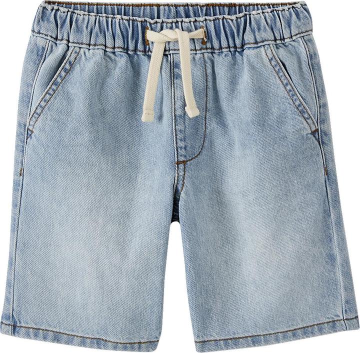 Vertbaudet Jungen Jeans-Shorts mit Schlupfbund Oeko-Tex (92)