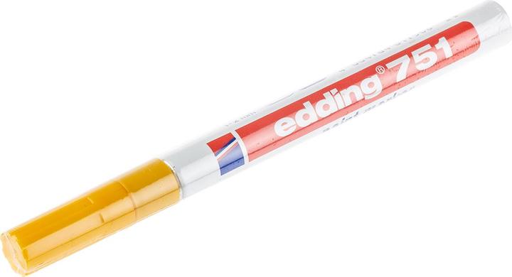 Produktbild Edding 751 Glanzlack-Marker (Gelb, 1 mm, 1 x)