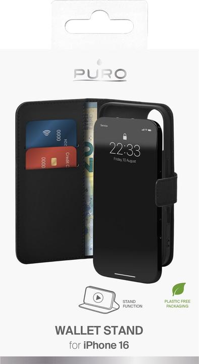 Actual product image Puro Bookcase (Apple iPhone 16)