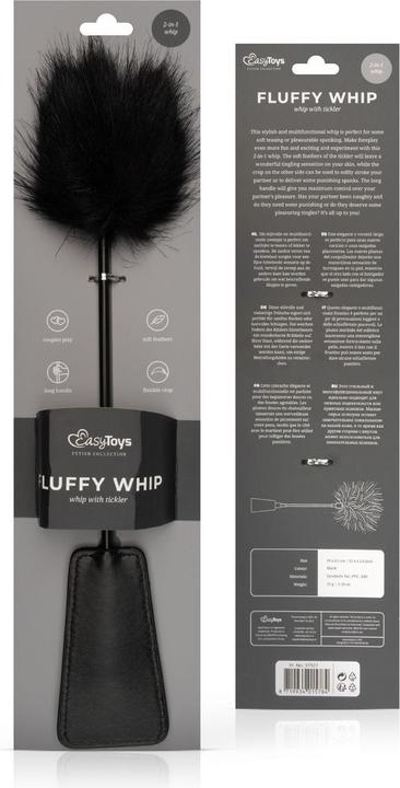 Image du produit Fetish Collection Chatouilleur doux et fouet en 1 - Noir