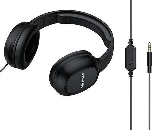 Actual product image adidas słuchawki nauszne GM-6 jack 3,5mm czarny/black (Cable)