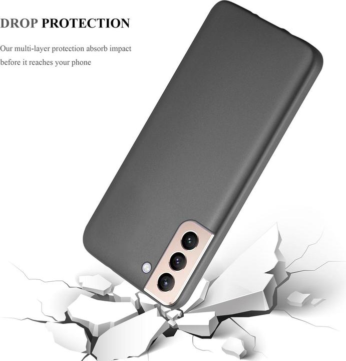 Actual product image Cadorabo TPU Matt Metallic Cover (Samsung Galaxy S21+)