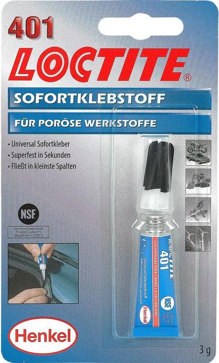 Loctite Instant adhesive 401 (3 g)