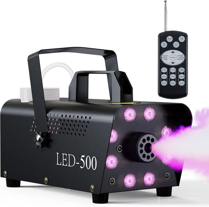 Produktbild Motorenbau Nebelmaschine mit LED & Fernbedienung