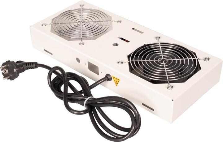 Produktbild Roline fan unit 1 fan for 19-inch wall-mounted enclosures grey