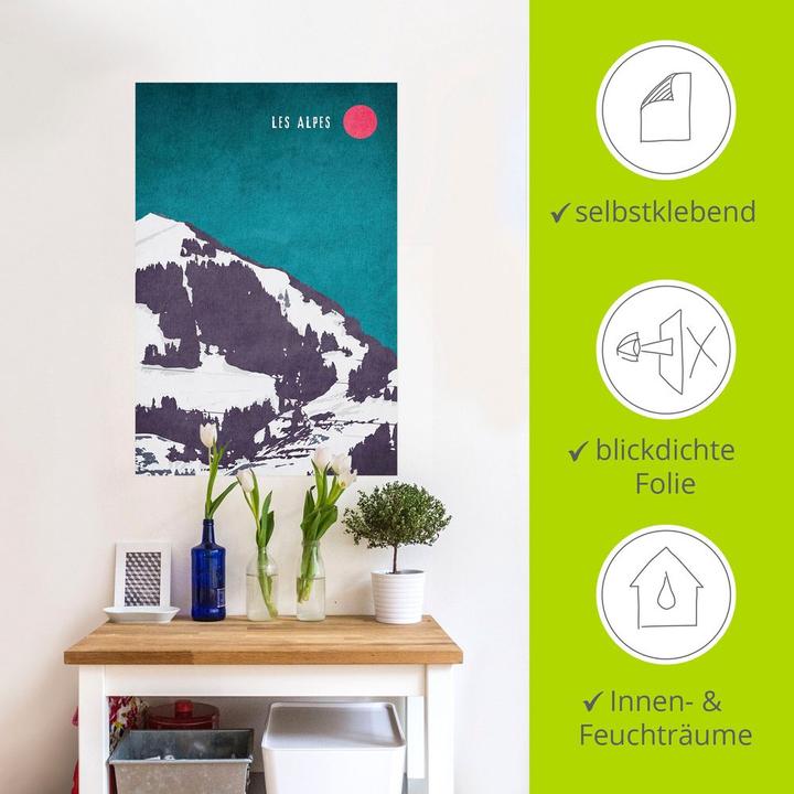 Immagine prodotto Artland Le Alpi U3WL (60 x 90 cm)