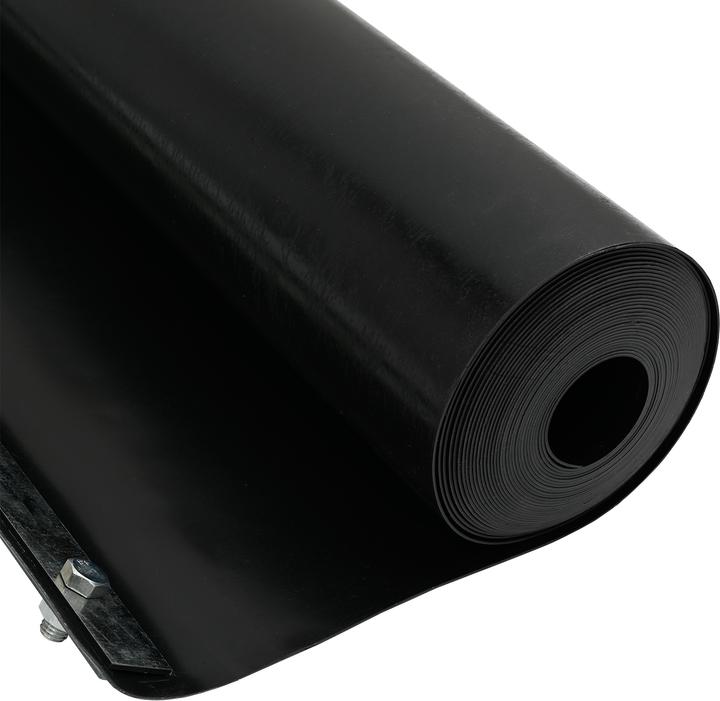 Produktbild VidaXL Wurzelsperre mit Verbindungsschienen Schwarz 0,7x5 m 1,5 mm HDPE