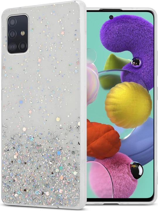 Transparent mit Glitter