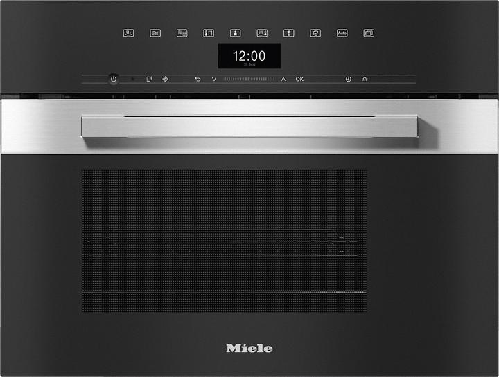 Miele Cuit-vapeur avec micro-ondes pour une cuisson saine et un chauffage rapide avec mise en réseau. DGM