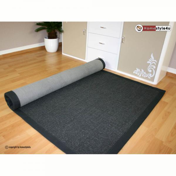 Produktbild Homestyle4u Sisalteppich Bordürenteppich (245 x 345 cm)