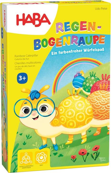 Actual product image Haba Rainbow Caterpillar (German)