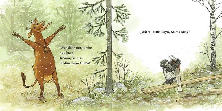 Produktbild Warte mal, Mama Muh! (Deutsch, Jujja Wieslander, Sven Nordqvist, 2025)