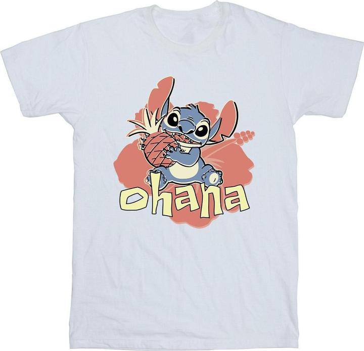 Disney Lilo And Stitch Ohana Pineapple TShirt (XL)