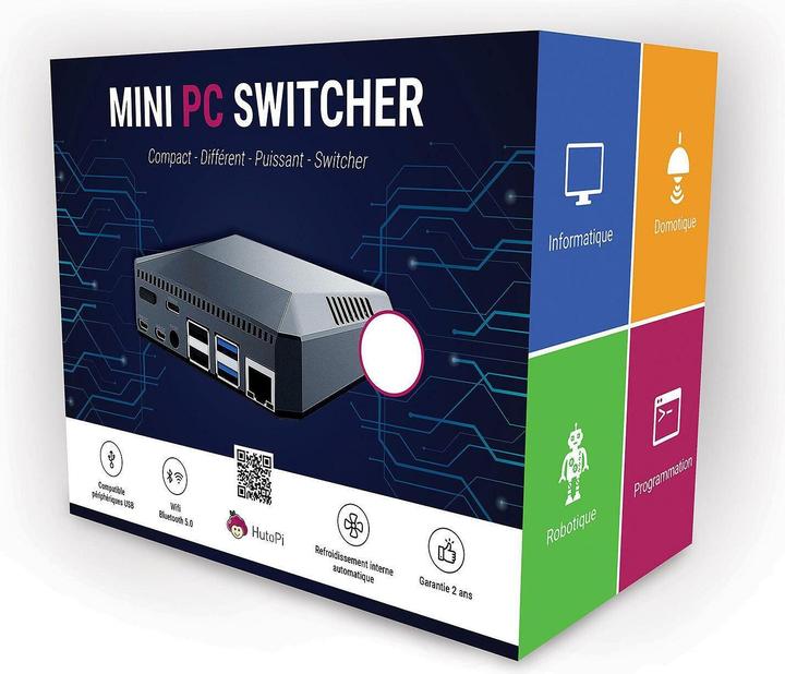 Actual product image HutoPi mini PC Switcher 8GB RAM/256GB ROM