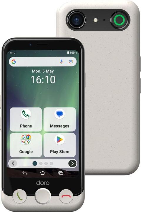 Produktbild Doro Aurora A10 bone (64 GB, Bone, 4.50", Dual SIM, 13 Mpx, 4G)