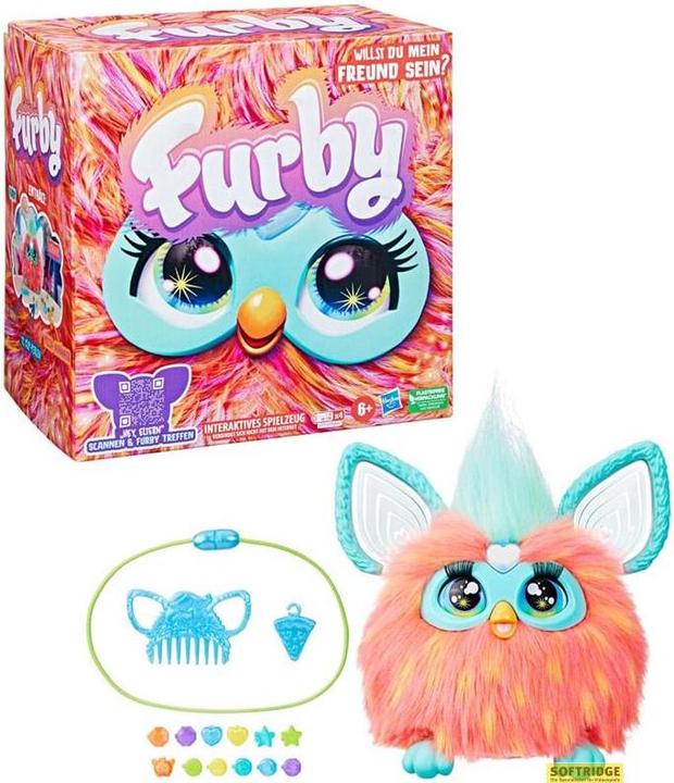 Image du produit Furby Jouet interactif (orange) - voix allemande (22.86 cm)