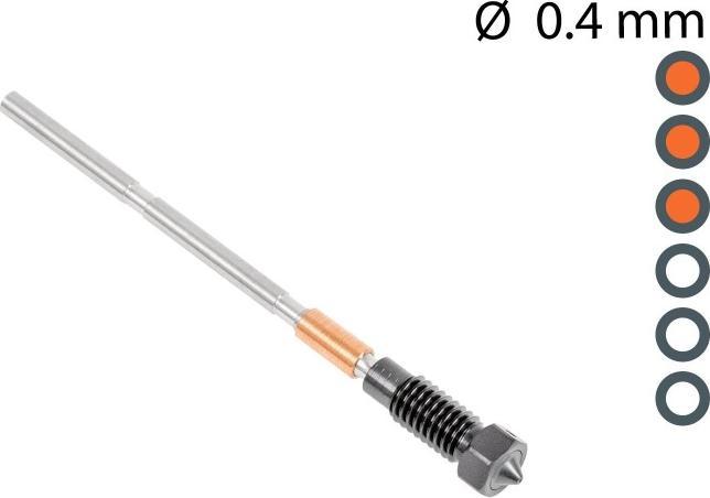 Prusa Nozzle ObXidian - 0.4 mm for Nextruder (Blast pipe)