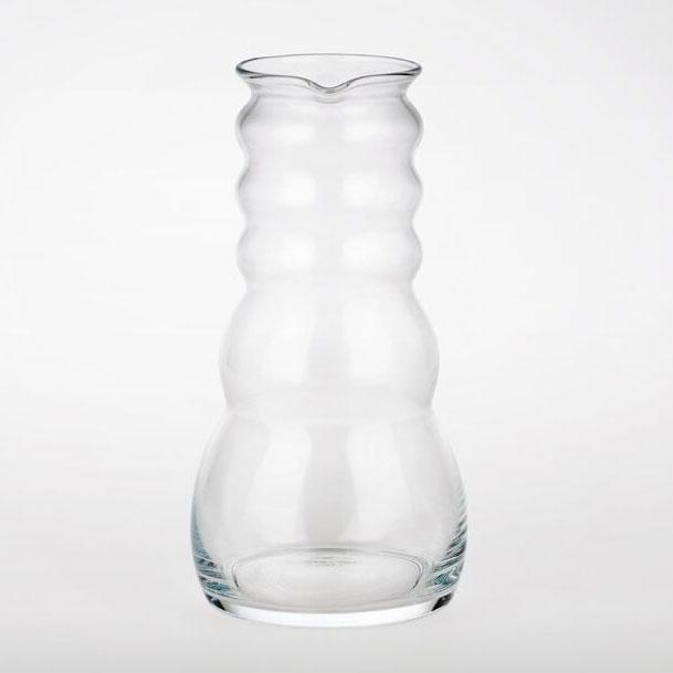 Actual product image Nature's Design Cadus water jug 1 liter, flower of life white (1 l)