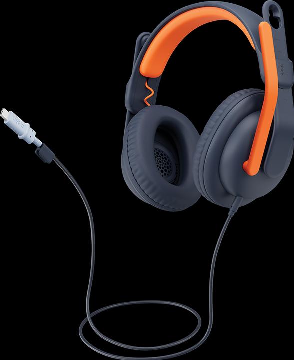 Image du produit Logitech Zone Learn - CLASSIC BLUE - OVER EAR USB-C - EDU (Filaire)