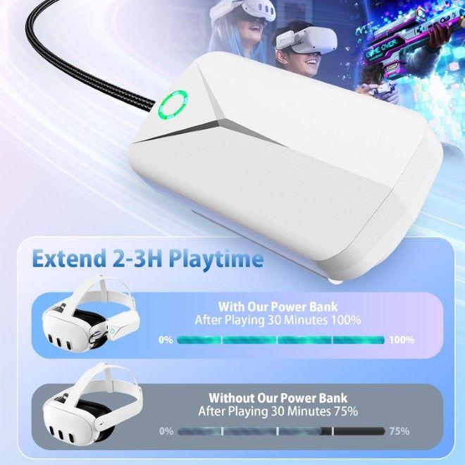 Produktbild MU Classic Akku Pack 5000mAh Meta Quest 3 / 3S Series