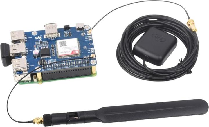 Produktbild WaveShare SIM7670G 4G LTE/GPS HAT für Raspberry Pi