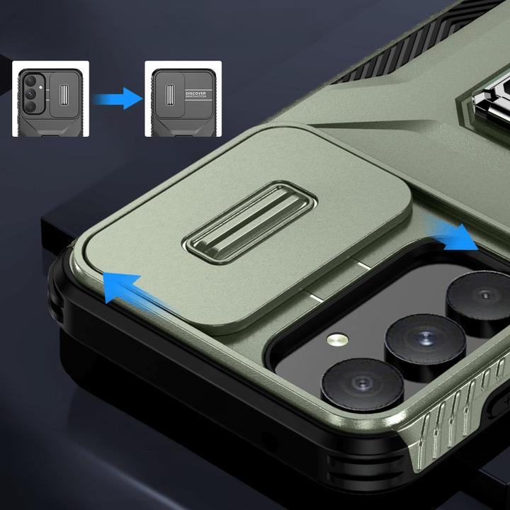 Actual product image Cover-Discount Galaxy A55 - Armor Case with kickstand (Samsung Galaxy A55)