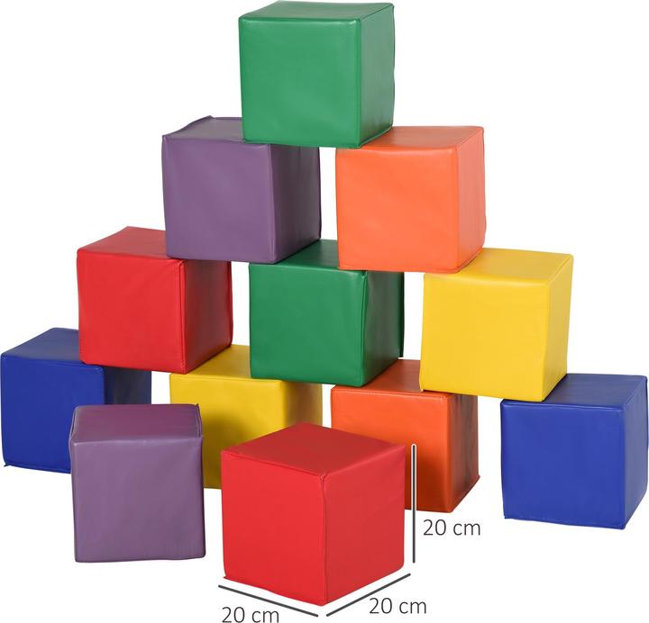 Image du produit Homcom Blocs de mousse en kit de 12 pièces