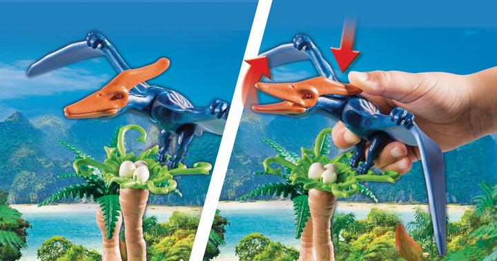 Produktbild Playmobil Helikopter mit Flugsaurier (9430, Playmobil Dinos)