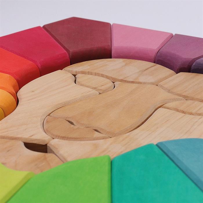 Produktbild Grimm's Bauspiel Regenbogenlöwe