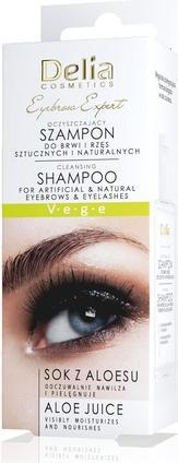 Delia Cosmetics Shampooing pour sourcils et cils Eyebrow Expert Vegan Formula 50ml (Lait pour le corps, 50 ml)