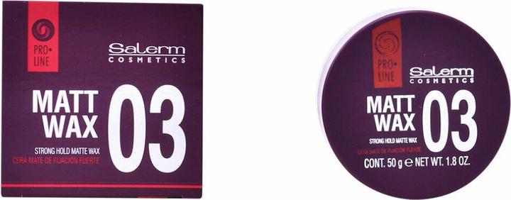 Image du produit Salerm MATT WAX strong hold matte wax 50 gr (Cire capillaire, 50 ml)