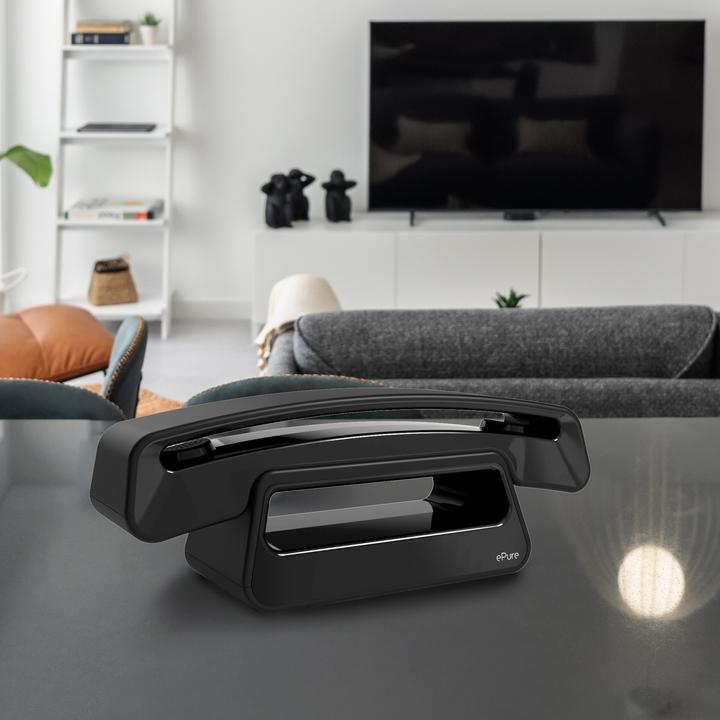 Image du produit Alcatel Epure Iconic noir - Téléphone sans fil DECT facile à utiliser, avec fonction mains libres.