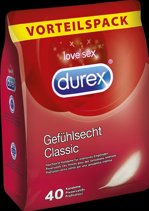 Produktbild Durex Gefühlsecht Classic (40 Stk.)
